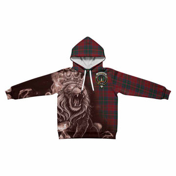 MacDonald (McDonald) of Glencoe Tartan Kid Hoodie Roaring Lion Heritage