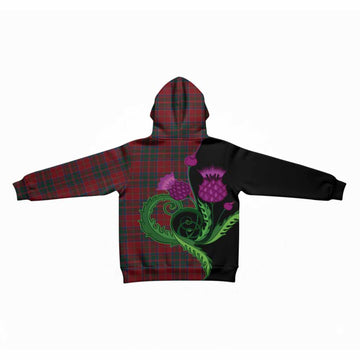 MacDonald (McDonald) of Glencoe Tartan Kid Hoodie Traditional Scottish Thistle