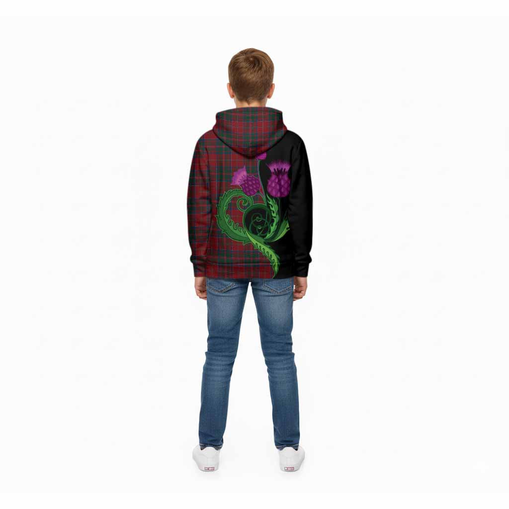 MacDonald (McDonald) of Glencoe Tartan Kid Hoodie Traditional Scottish Thistle