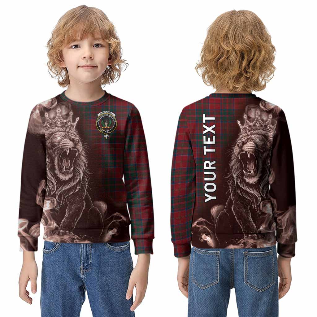 MacDonald (McDonald) of Glencoe Tartan Kid Knitted Sweatshirt Roaring Lion Heritage
