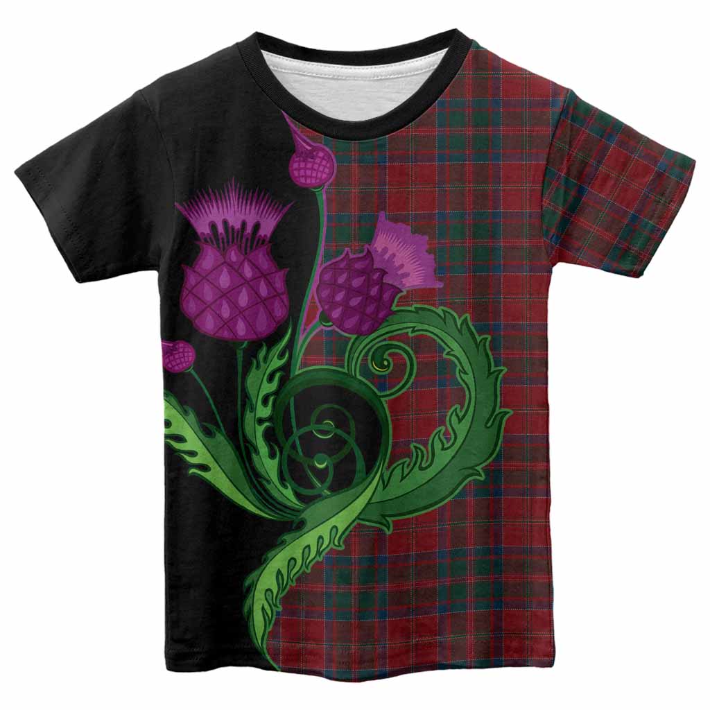 MacDonald (McDonald) of Glencoe Tartan Kid T-shirt Traditional Scottish Thistle