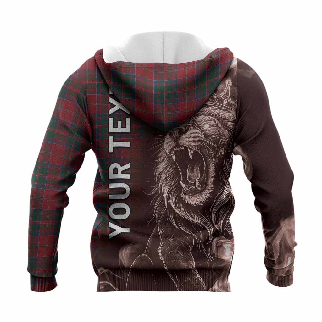 MacDonald (McDonald) of Glencoe Tartan Knitted Hoodie Roaring Lion Heritage