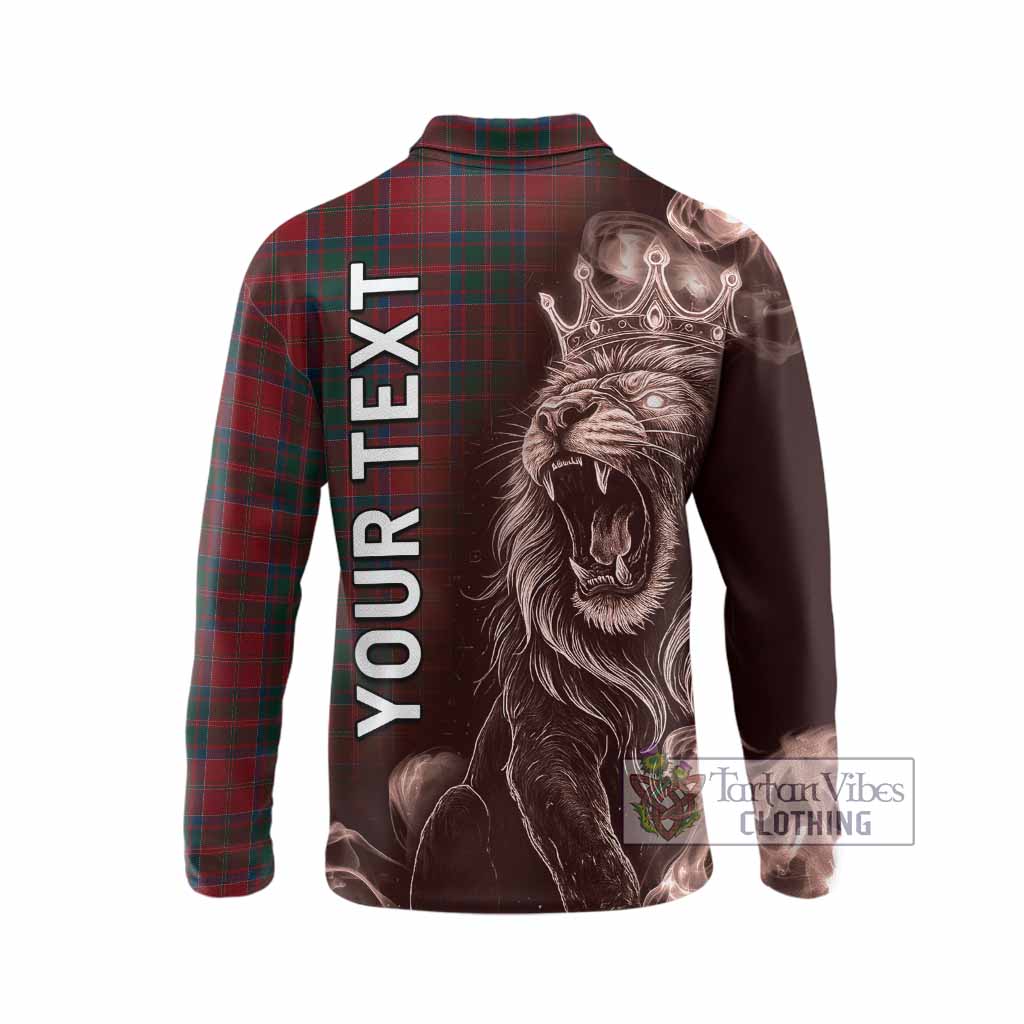 MacDonald (McDonald) of Glencoe Tartan Long Sleeve Polo Shirt Roaring Lion Heritage