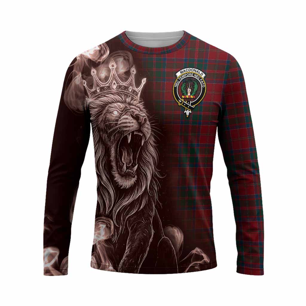 MacDonald (McDonald) of Glencoe Tartan Long Sleeve T-Shirt Roaring Lion Heritage