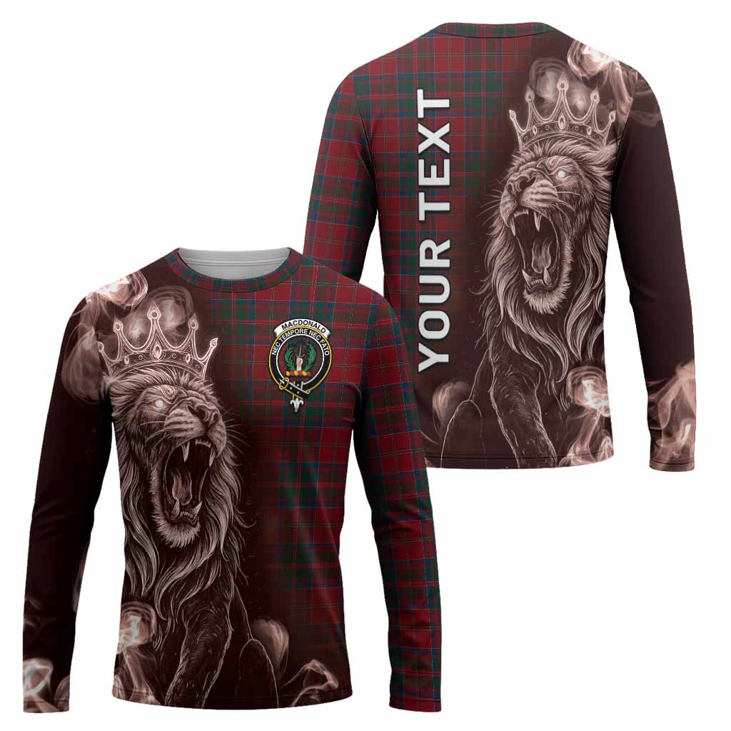 MacDonald (McDonald) of Glencoe Tartan Long Sleeve T-Shirt Roaring Lion Heritage