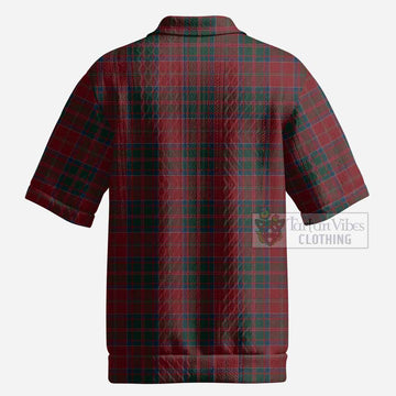 MacDonald (McDonald) of Glencoe Tartan Men’s Polo Sweater Top with Family Crest