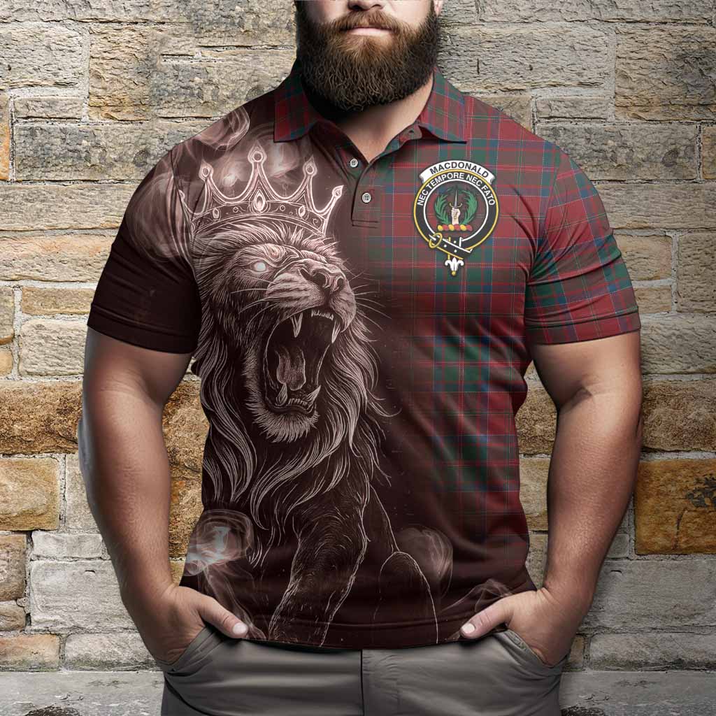 MacDonald (McDonald) of Glencoe Tartan Polo Shirt Roaring Lion Heritage