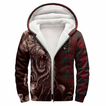 MacDonald (McDonald) of Glencoe Tartan Sherpa Hoodie Roaring Lion Heritage