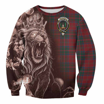 MacDonald (McDonald) of Glencoe Tartan Sweatshirt Roaring Lion Heritage