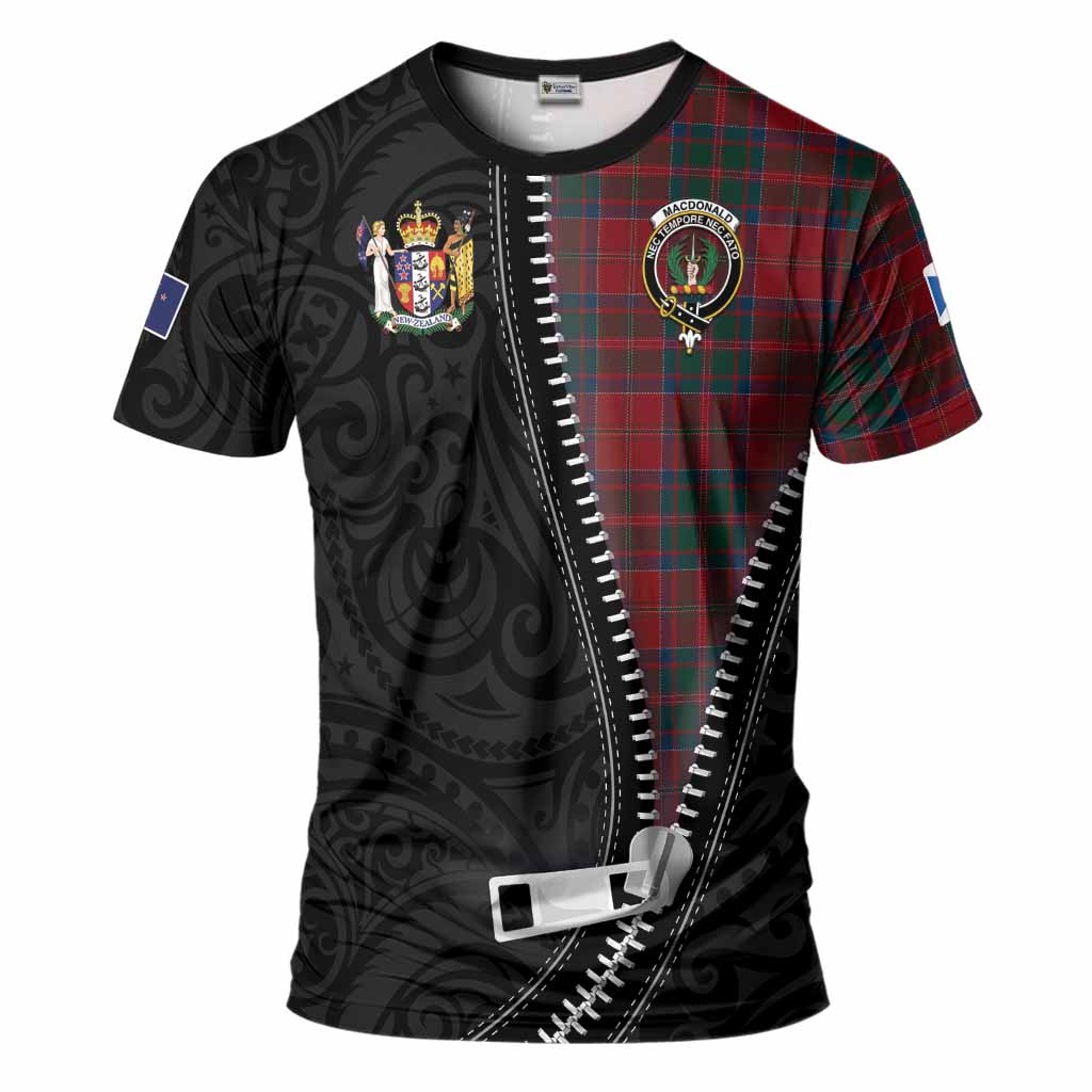 MacDonald (McDonald) of Glencoe Tartan T-Shirt New Zealand Pattern Unique Zipper Stylized