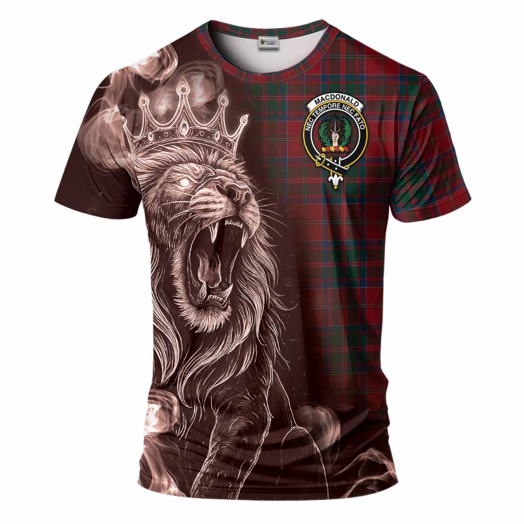 MacDonald (McDonald) of Glencoe Tartan T-Shirt Roaring Lion Heritage