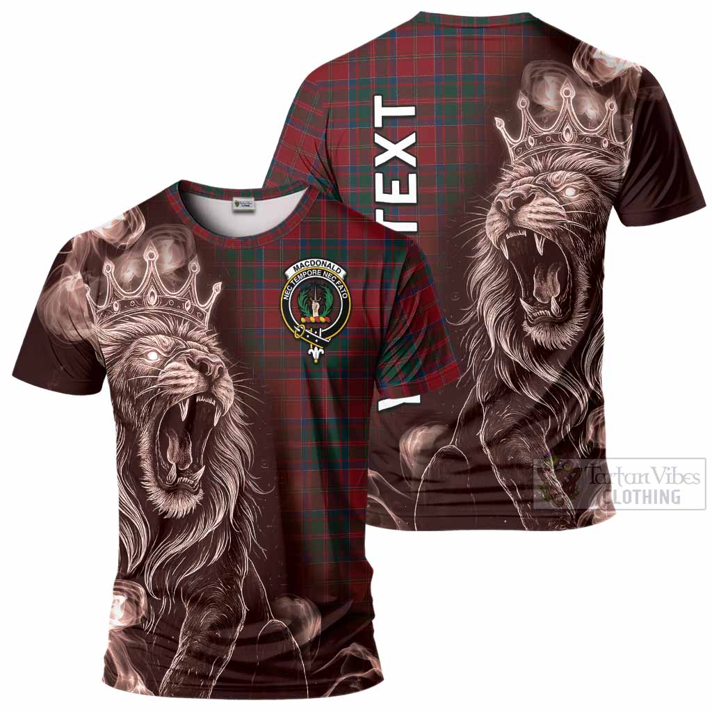 MacDonald (McDonald) of Glencoe Tartan T-Shirt Roaring Lion Heritage