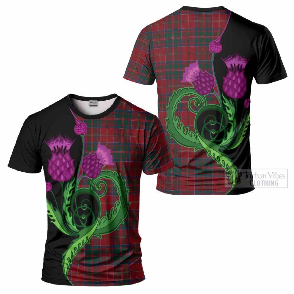 MacDonald (McDonald) of Glencoe Tartan T-Shirt Traditional Scottish Thistle