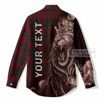MacDonald (McDonald) of Glencoe Tartan Women Casual Shirt Roaring Lion Heritage