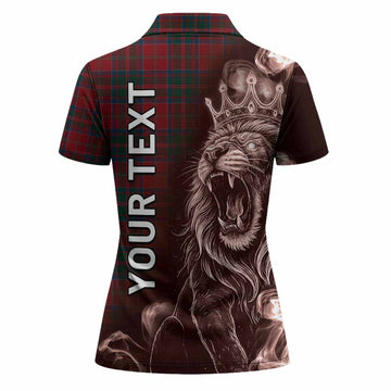 MacDonald (McDonald) of Glencoe Tartan Women Polo Shirt Roaring Lion Heritage