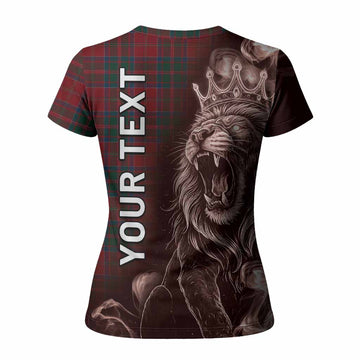 MacDonald (McDonald) of Glencoe Tartan Women T shirt Roaring Lion Heritage