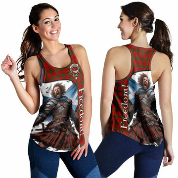 MacDonald (McDonald) of Sleat Crest Tartan Women's Racerback Tanks Inspired by the Freedom of Scottish Warrior 4XL - Tartan Vibes Clothing