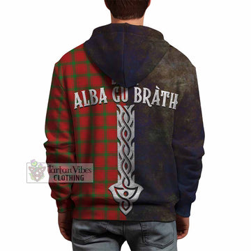 Tartan Vibes Clothing MacDonald (McDonald) of Sleat Tartan Family Crest Hoodie Alba Gu Brath Be Brave Lion Ancient Style