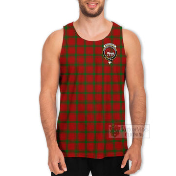 MacDonald (McDonald) of Sleat Tartan Men's Tank Top with Family Crest Celtic Skull Style - Tartan Vibes Clothing