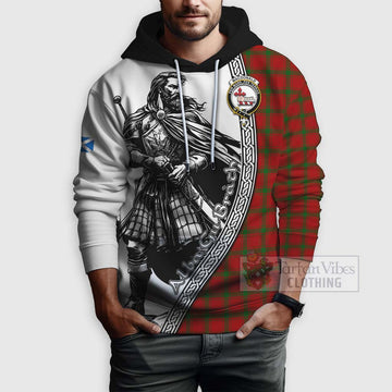 MacDonald (McDonald) of Sleat Tartan Clan Crest Hoodie with Highlander Warrior Celtic Style - Tartan Vibes Clothing