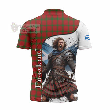 MacDonald (McDonald) of Sleat Crest Tartan Zipper Polo Shirt Inspired by the Freedom of Scottish Warrior - Tartan Vibes Clothing