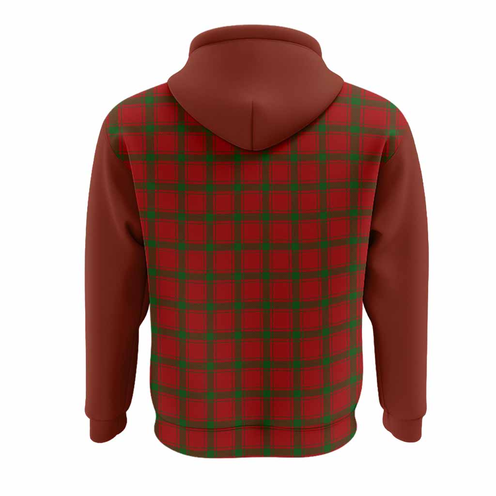 MacDonald (McDonald) of Sleat Tartan Accent Hoodie with Family Crest