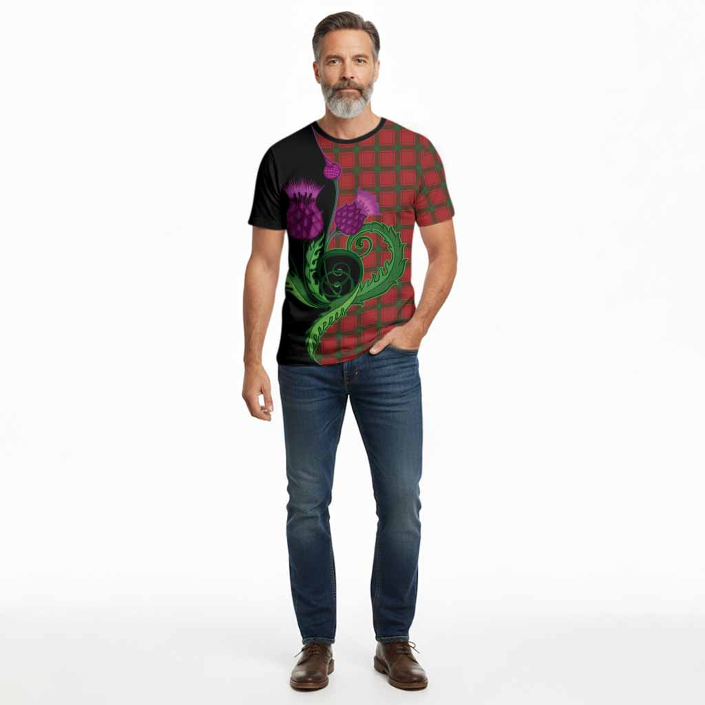 MacDonald (McDonald) of Sleat Tartan Cotton T-shirt Traditional Scottish Thistle