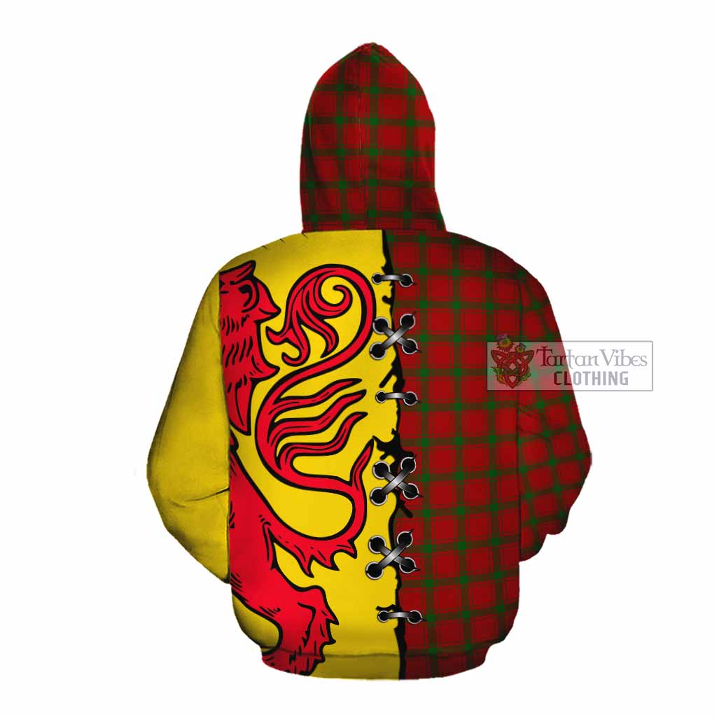 MacDonald (McDonald) of Sleat Tartan Family Crest Cotton Hoodie Lion Rampant Honor - Tartan Vibes Clothing