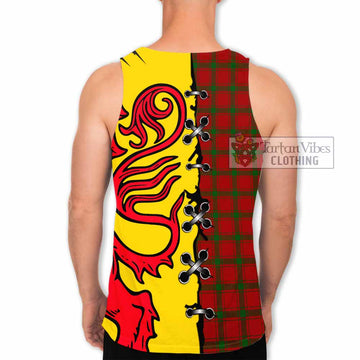 MacDonald (McDonald) of Sleat Tartan Family Crest Men Tank Top Lion Rampant Honor