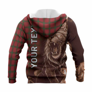 MacDonald (McDonald) of Sleat Tartan Knitted Hoodie Roaring Lion Heritage