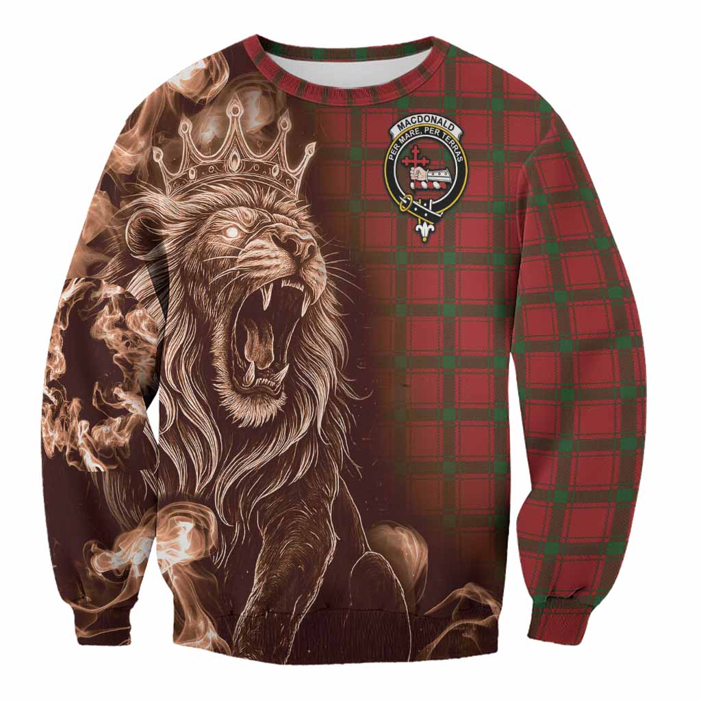 MacDonald (McDonald) of Sleat Tartan Sweatshirt Roaring Lion Heritage