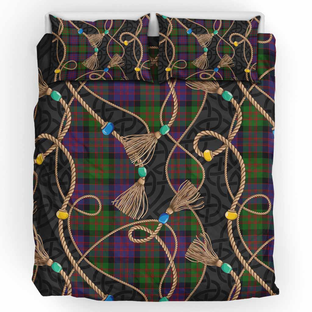 MacDonald (McDonald) Scottish Tartan Twisted Ropes Stylized Bedding Set UK Bedding Set UK King 91*87 inch - Tartan Vibes Clothing