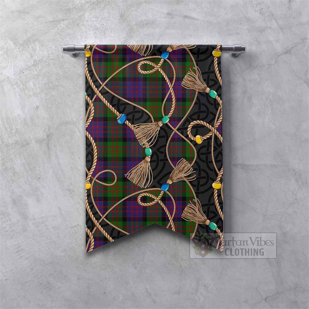 MacDonald (McDonald) Scottish Tartan Twisted Ropes Stylized Gonfalon Fishtail - Tartan Vibes Clothing