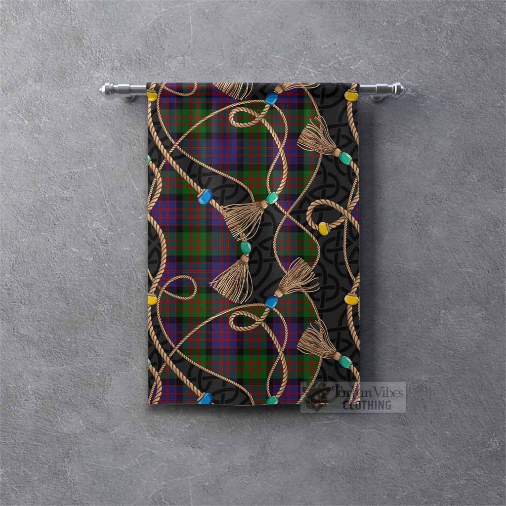 MacDonald (McDonald) Scottish Tartan Twisted Ropes Stylized Gonfalon Rectangle - Tartan Vibes Clothing