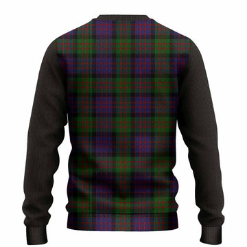 MacDonald (McDonald) Tartan Accent Knitted Sweater with Family Crest
