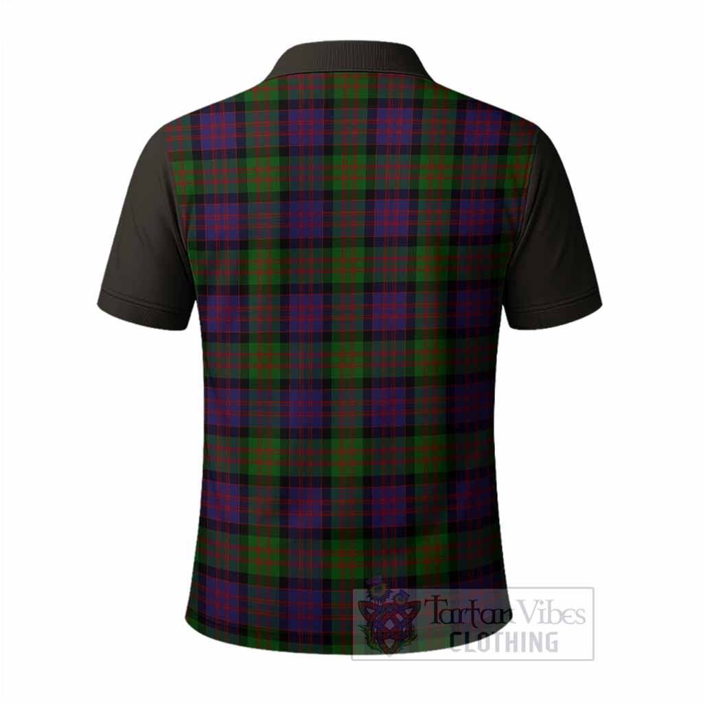 MacDonald (McDonald) Tartan Accent Polo Shirt with Family Crest
