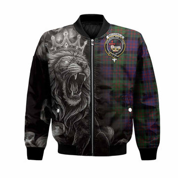MacDonald (McDonald) Tartan Bomber Jacket Roaring Lion Heritage