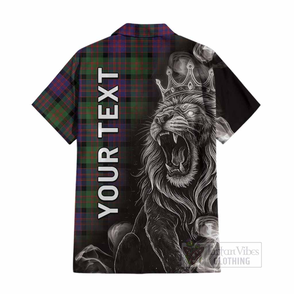 MacDonald (McDonald) Tartan Cotton Hawaiian Shirt Roaring Lion Heritage
