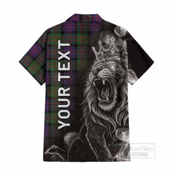 MacDonald (McDonald) Tartan Cotton Hawaiian Shirt Roaring Lion Heritage
