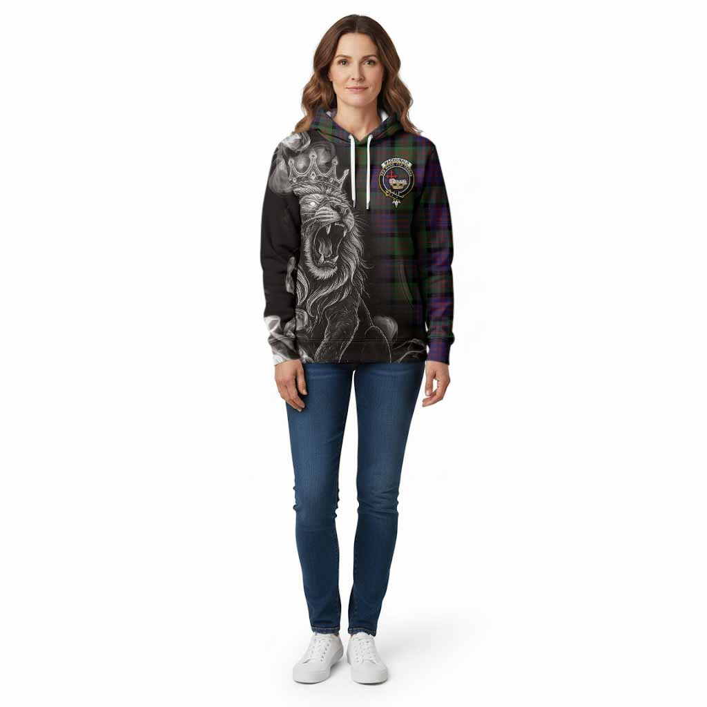 MacDonald (McDonald) Tartan Cotton Hoodie Roaring Lion Heritage