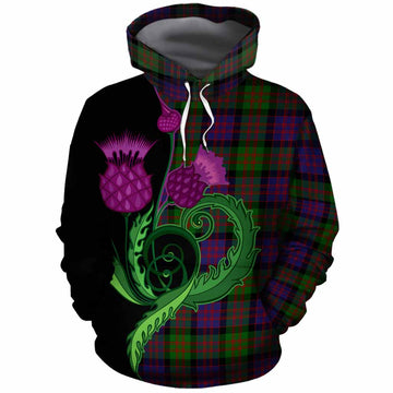 MacDonald (McDonald) Tartan Cotton Hoodie Traditional Scottish Thistle