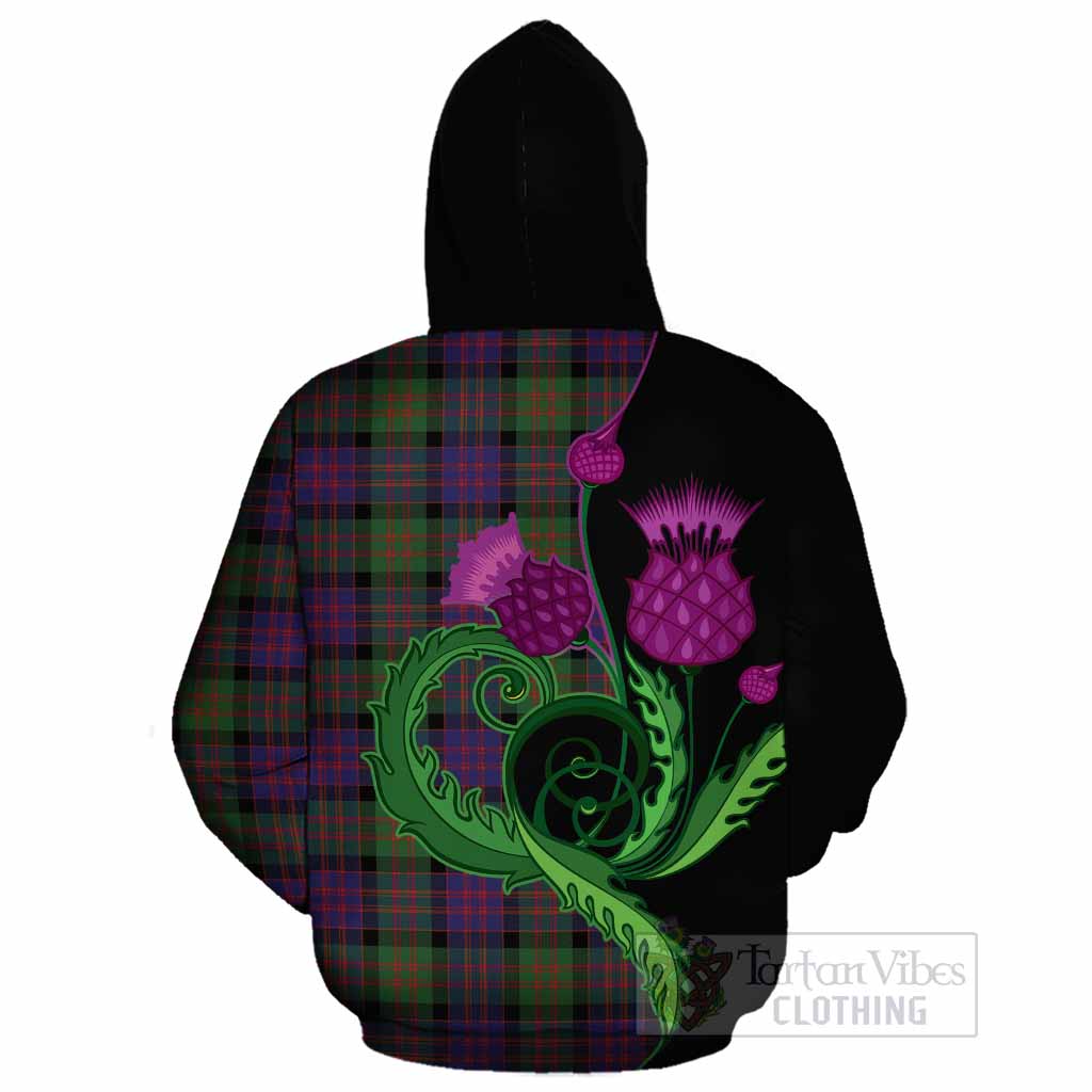MacDonald (McDonald) Tartan Cotton Hoodie Traditional Scottish Thistle