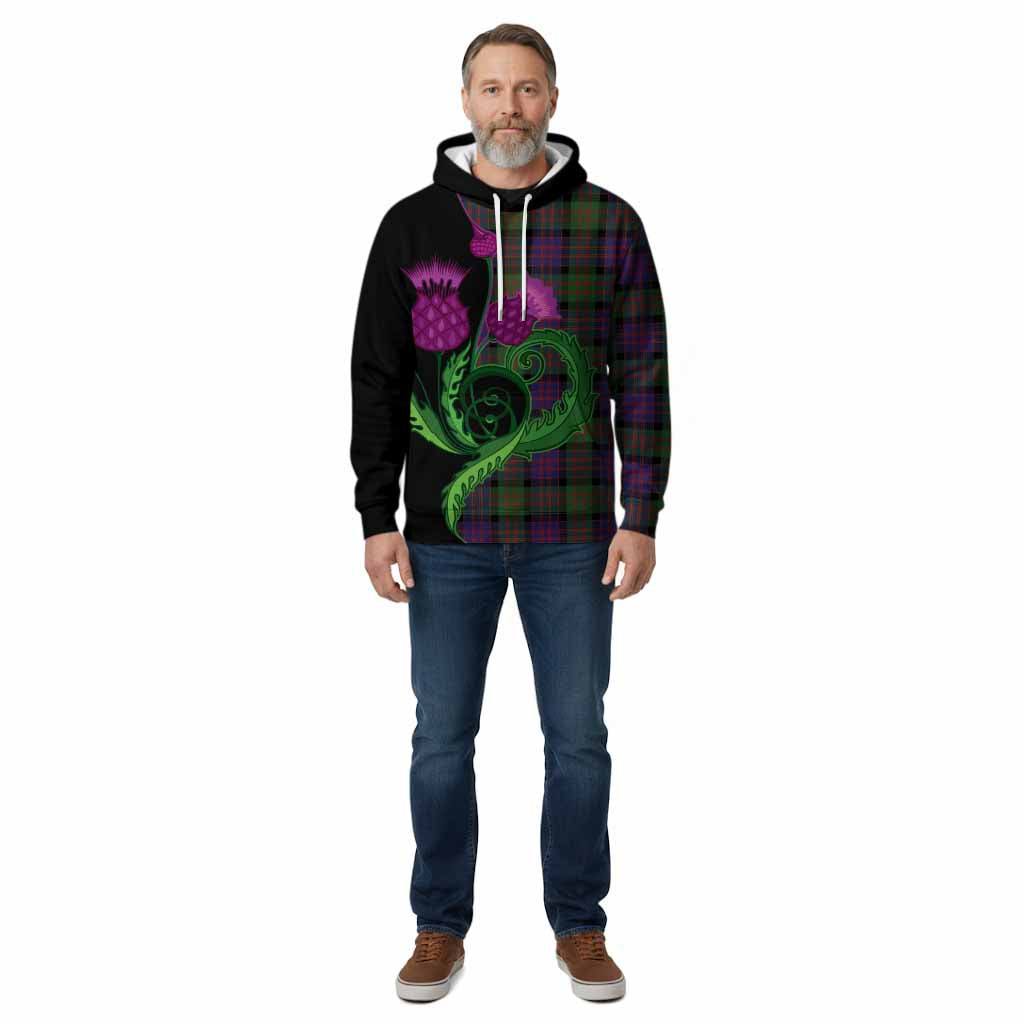 MacDonald (McDonald) Tartan Cotton Hoodie Traditional Scottish Thistle