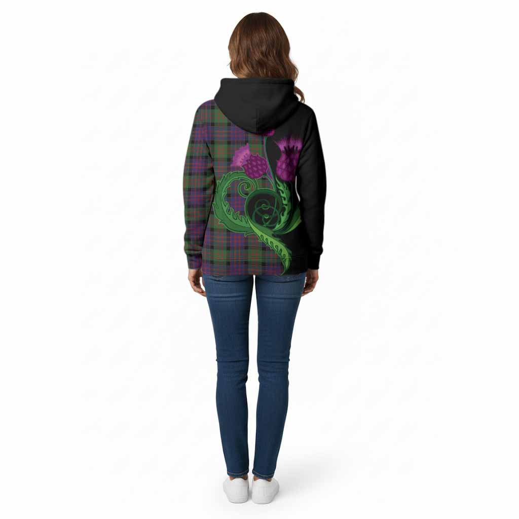 MacDonald (McDonald) Tartan Cotton Hoodie Traditional Scottish Thistle