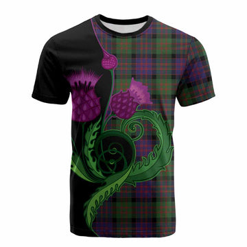 MacDonald (McDonald) Tartan Cotton T-shirt Traditional Scottish Thistle