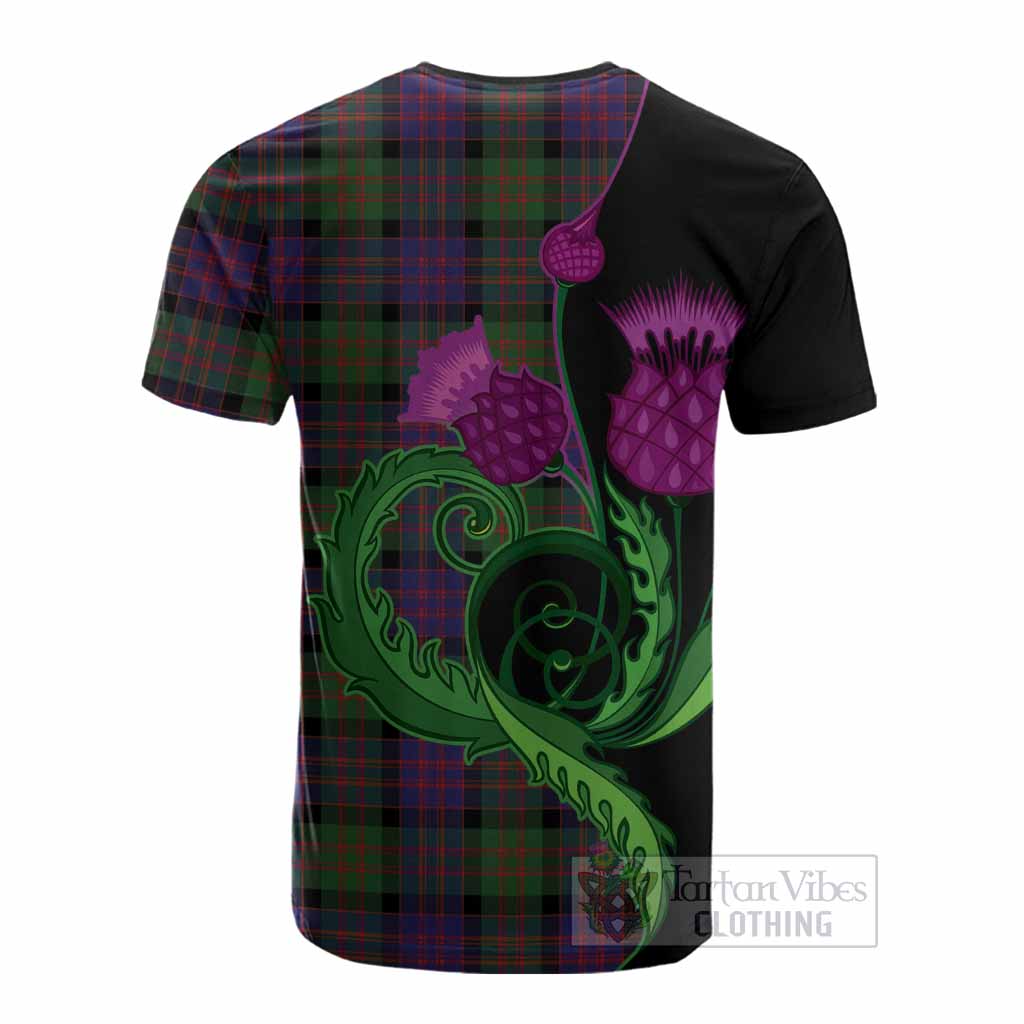MacDonald (McDonald) Tartan Cotton T-shirt Traditional Scottish Thistle