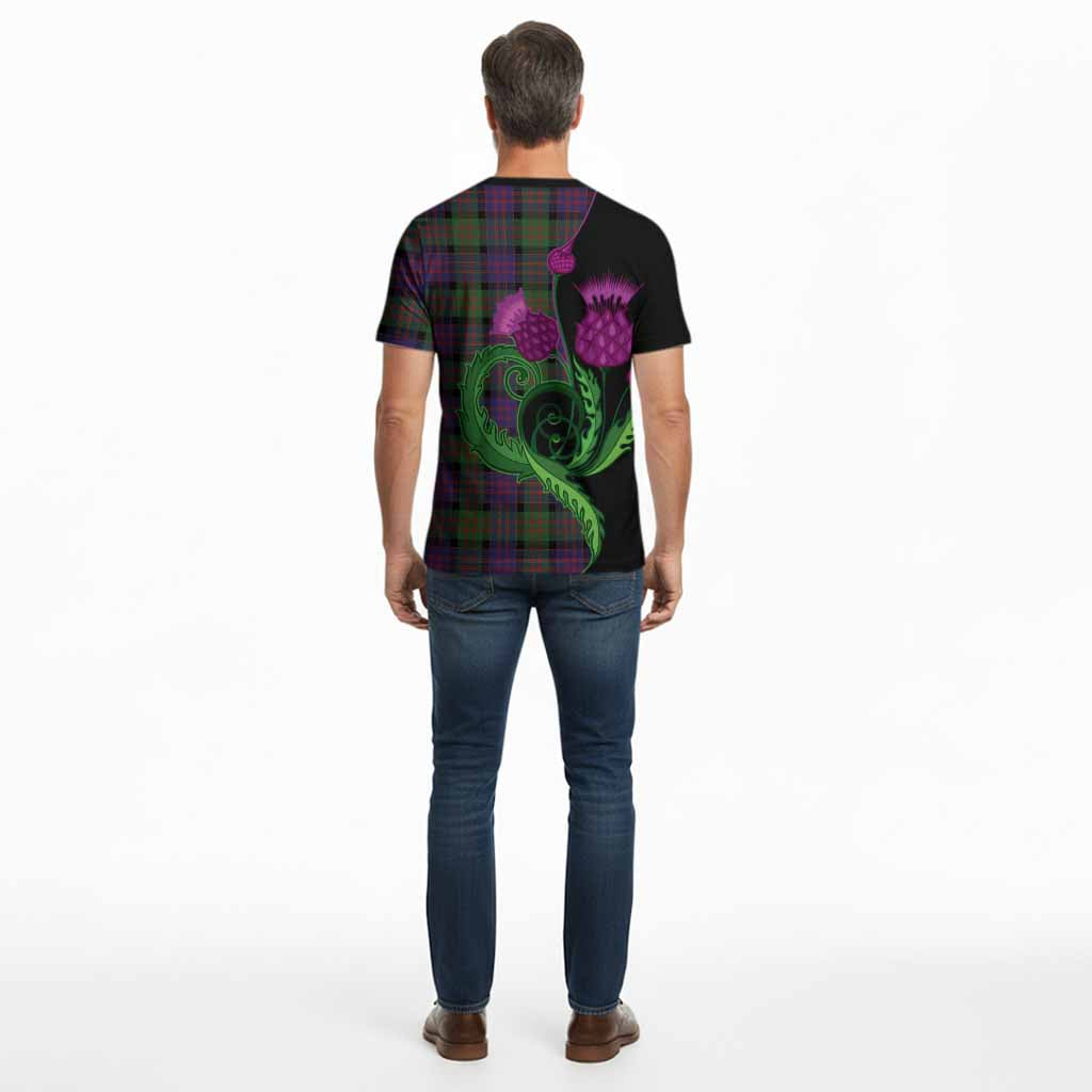MacDonald (McDonald) Tartan Cotton T-shirt Traditional Scottish Thistle