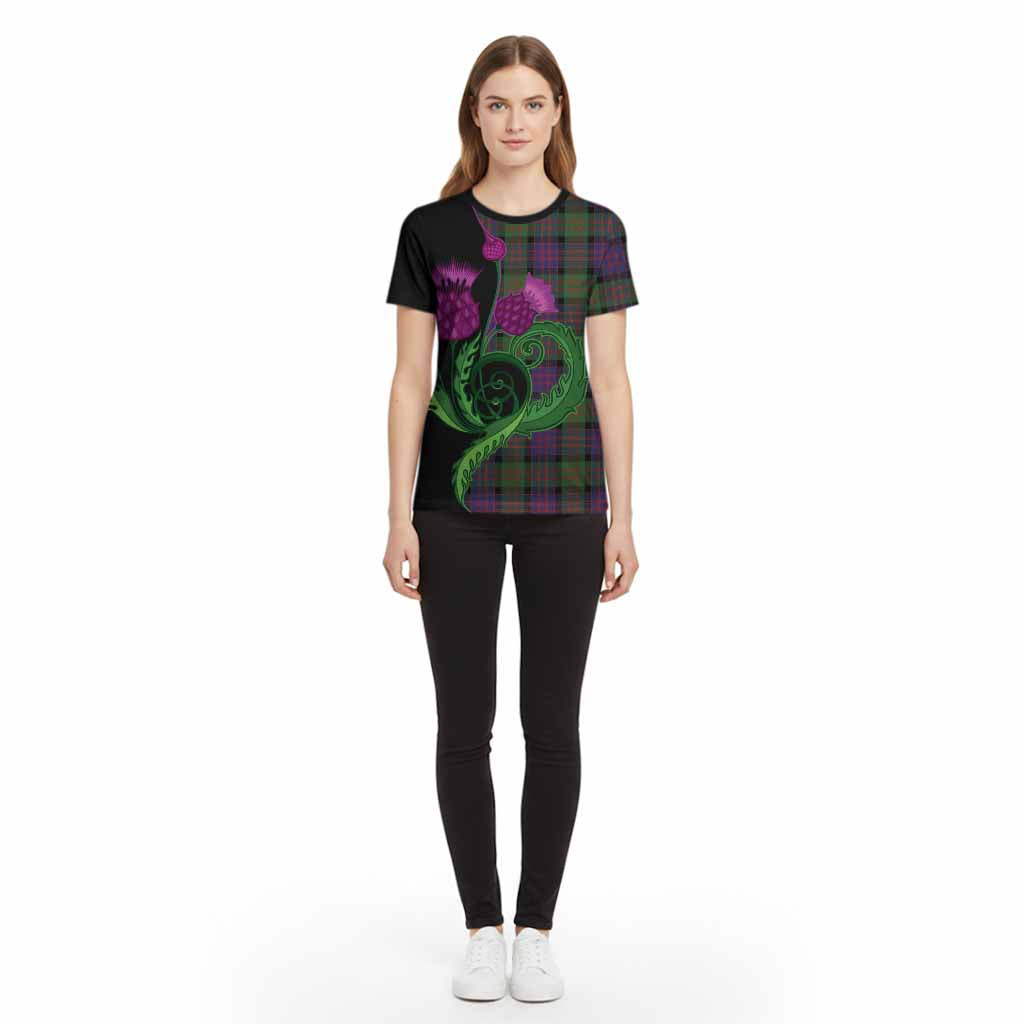 MacDonald (McDonald) Tartan Cotton T-shirt Traditional Scottish Thistle