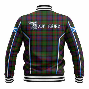MacDonald (McDonald) Tartan Crest Baseball Jacket Scotland Coat of Arm Flag Style