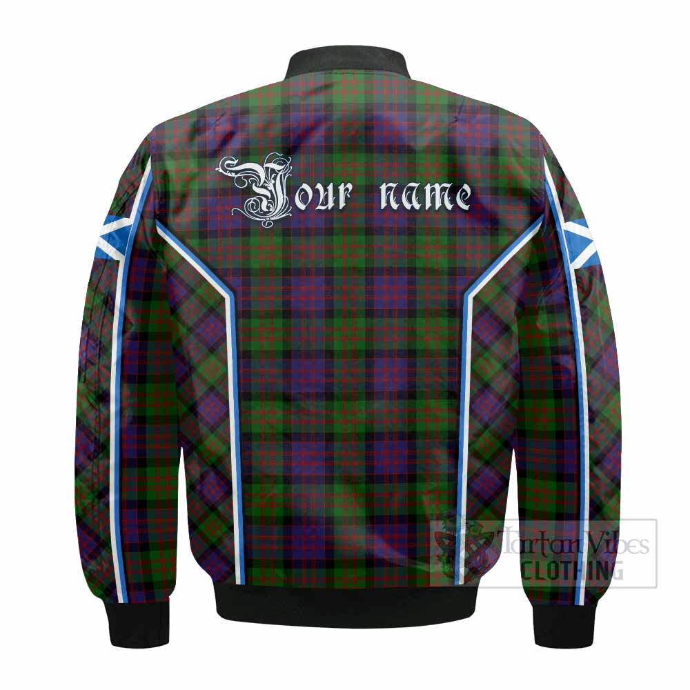 MacDonald (McDonald) Tartan Crest Bomber Jacket Scotland Coat of Arm Flag Style - Tartan Vibes Clothing